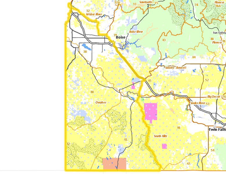 Owyhee Zone Idaho Hunt Planner