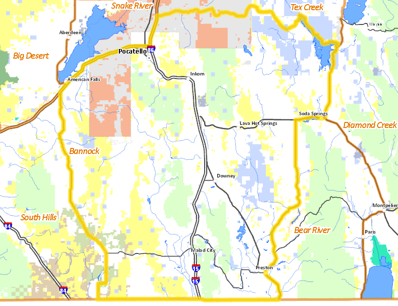 Bannock Zone Idaho Hunt Planner