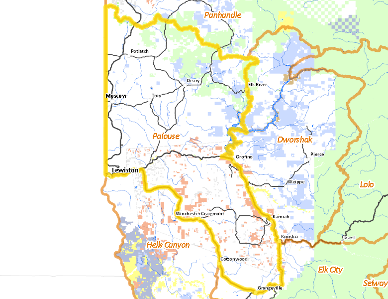 Palouse Zone Idaho Hunt Planner