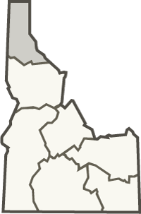 Panhandle region inset map Panhandle region inset map