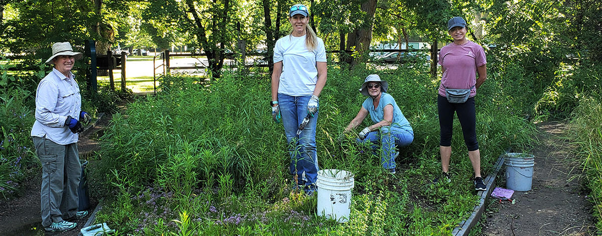 Volunteers at the MK Nature Center