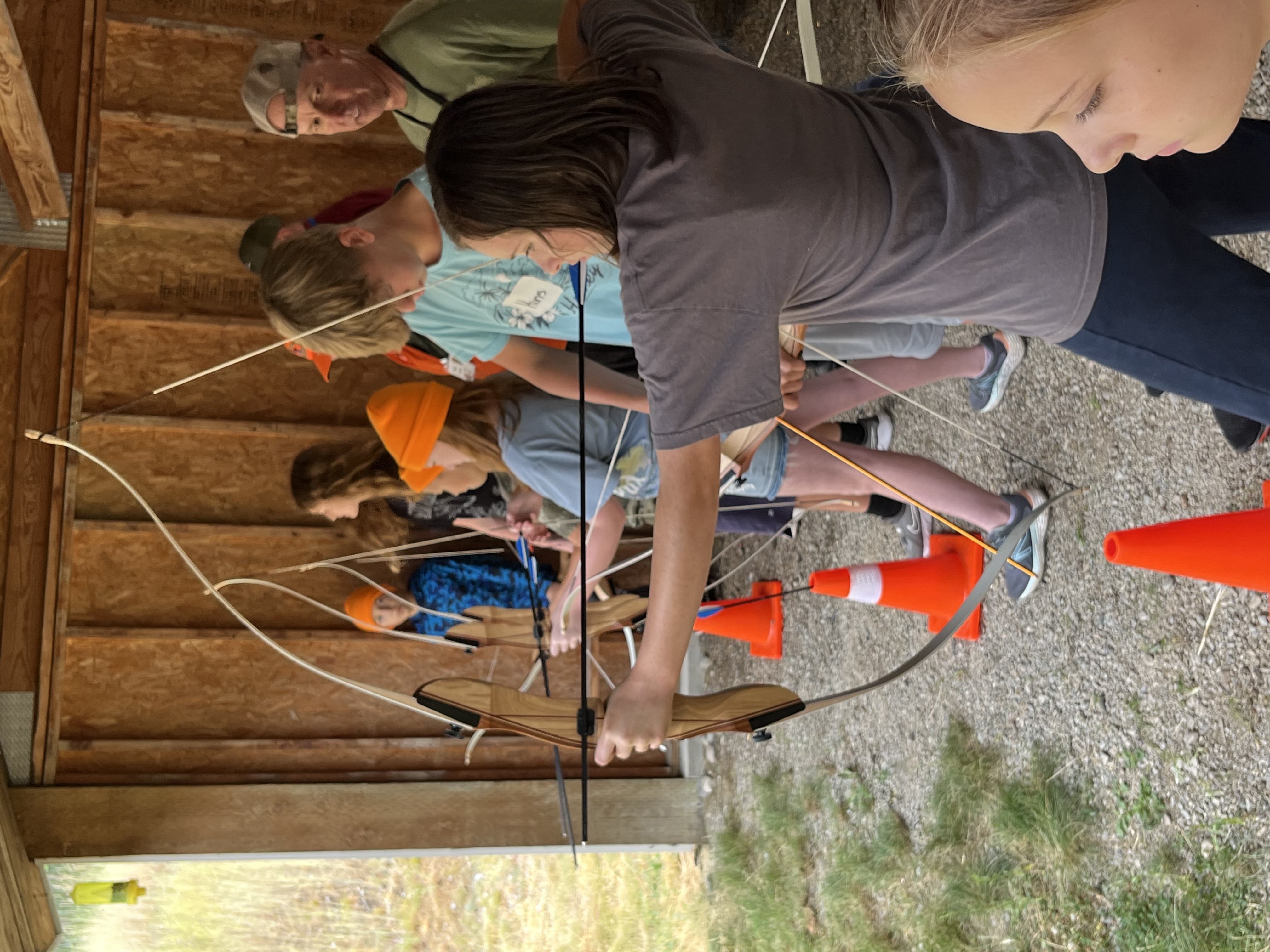 Introduction to youth archery class North Idaho
