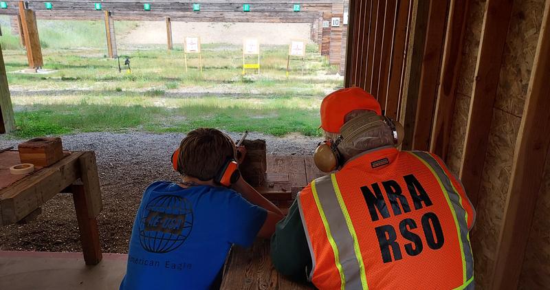 NRA-certified Range Safety Officer at the Farragut Shooting Range Center