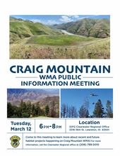 Craig Mountain public meeting